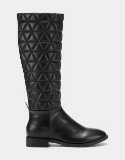 Best deal ๐คฉ Aerosoles ๐ฉ Women's Tall Boot In Black Black Quilted ๐