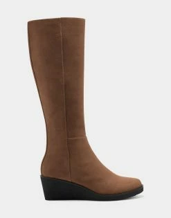 Wholesale ✨ Aerosoles 👩 Women's Tall Boot In Cognac Cognac Faux Suede ⌛