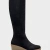 Flash Sale 🤩 Aerosoles 👩 Women's Tall Boot In Black Black Faux Suede 😀