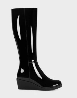 Flash Sale ✔️ Aerosoles 👩 Women's Tall Boot In Black Black Patent 💯