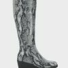 Budget 😉 Aerosoles 👩 Women's Tall Boot In Grey Gray Snake 🎁