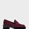 Deals ✔️ Aerosoles 👩 Women's Loafer In Burgundy Bordeaux Suede 👍