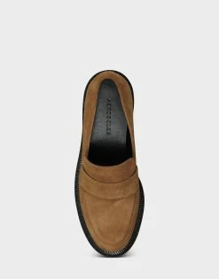Promo 😍 Aerosoles 👩 Women's Loafer In Dark Tan Wheat Suede 💯 -Women's Shoes Sales Store unnamed file 505