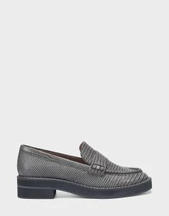 Coupon 😀 Aerosoles 👩 Women's Loafer In Grey Grey Lizard 👏