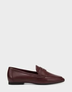 Wholesale 👍 Aerosoles 👩 Women's Loafer In Burgundy Bordeaux Leather 🌟