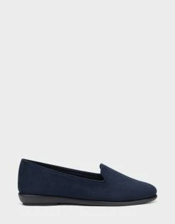 Cheapest 🔔 Aerosoles 👩 Women's Loafer In Navy Navy Faux Suede ⌛