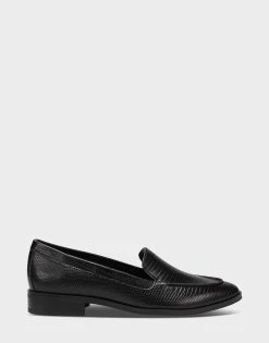 Flash Sale 🤩 Aerosoles 👩 Women's Loafer In Black Black Lizard ✨