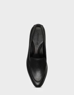 Flash Sale 🤩 Aerosoles 👩 Women's Loafer In Black Black Lizard ✨ -Women's Shoes Sales Store unnamed file 569