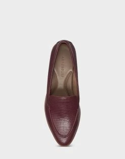 Budget 🛒 Aerosoles 👩 Women's Loafer In Burgundy Bordeaux Lizard ✔️ 6 Budget 🛒 Aerosoles 👩 Women's Loafer In Burgundy Bordeaux Lizard ✔️ -Women's Shoes Sales Store unnamed file 573