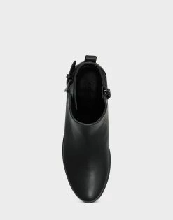 Buy 😀 Aerosoles 👩 Women's Ankle Boot In Black Black Faux Leather 😀 -Women's Shoes Sales Store unnamed file 58