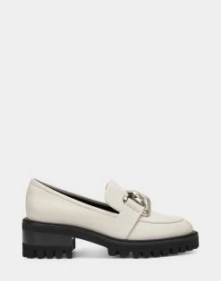 Brand new 👍 Aerosoles 👩 Women's Loafer In White White Leather ✔️