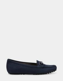 Discount 🔥 Aerosoles 👩 Women's Loafer In Navy Navy Faux Suede 😉
