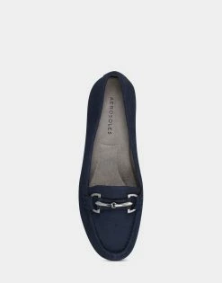 Discount 🔥 Aerosoles 👩 Women's Loafer In Navy Navy Faux Suede 😉 -Women's Shoes Sales Store unnamed file 685