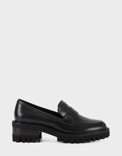 Best Pirce ⭐ Aerosoles 👩 Women's Loafer In Black Black Leather 🌟