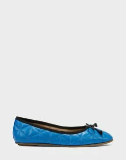 Cheap 🎁 Aerosoles 👩 Women's Ballet In Blue Blue Jay Quilted Leather 😉
