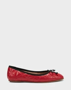 Hot Sale 👏 Aerosoles 👩 Women's Ballet In Red Red Quilted Leather 😉