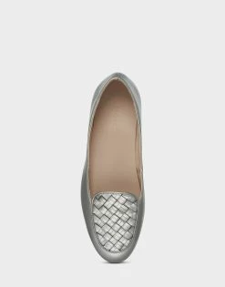 New ❤️ Aerosoles 👩 Women's Loafer In Silver Silver 😉 -Women's Shoes Sales Store unnamed file 885